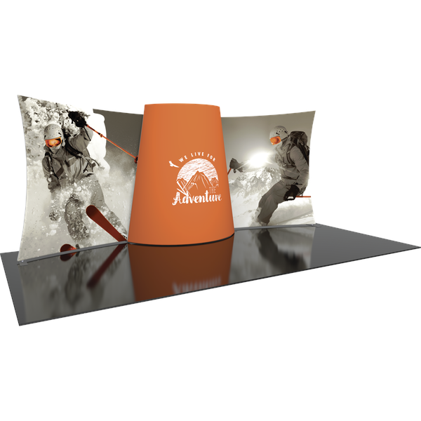 Formulate Designer Series 20ft Fabric Backwall Kit 03