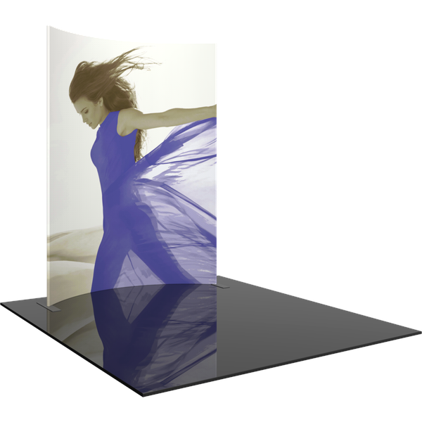 Formulate Master 8ft Horizontal Curve 10ft Tall Fabric Backwall