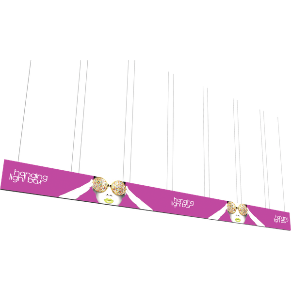 Vector Frame Hanging Light Box 40ft x 3ft