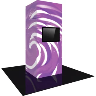 Vector Frame Modular Backlit Monitor Tower 04 (4' x 10')