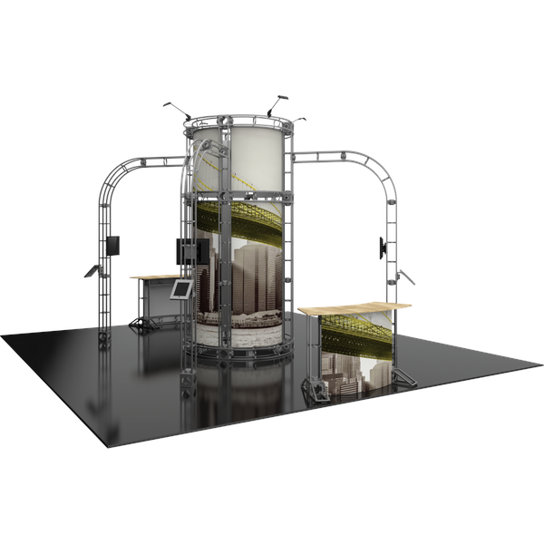 Vesta Orbital Express Truss 20x20 Modular Island Exhibit