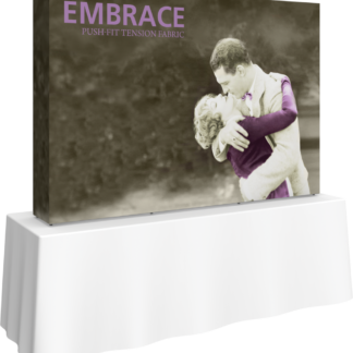 Embrace 7.5ft Tabletop Push-Fit Tension Fabric Display