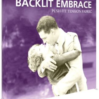 Embrace 7.5ft Backlit Full Height Push-Fit Tension Fabric Display