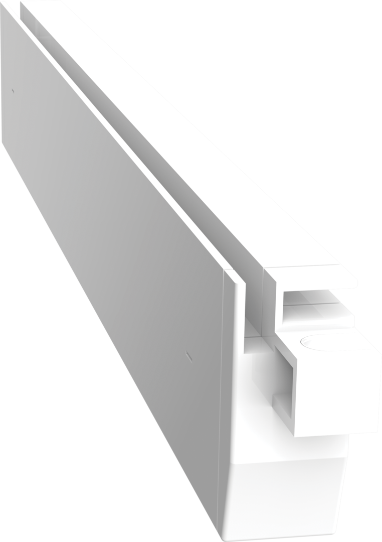 Embrace 2.5ft Extra Tall Push-Fit Tension Fabric Display
