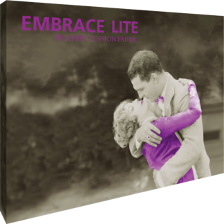 Embrace Lite 10ft Full Height Push-Fit Tension Fabric Display