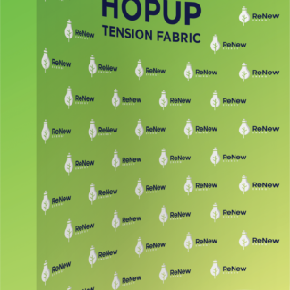 Hopup 10ft Curved Extra Tall Tension Fabric Display