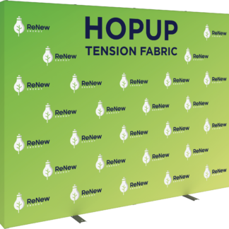 Hopup 10ft Straight Full Height Tension Fabric Display