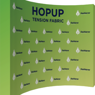 Hopup 13ft Curved Extra Tall Tension Fabric Display