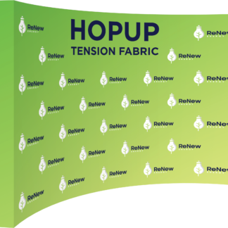 Hopup 13ft Curved Full Height Tension Fabric Display