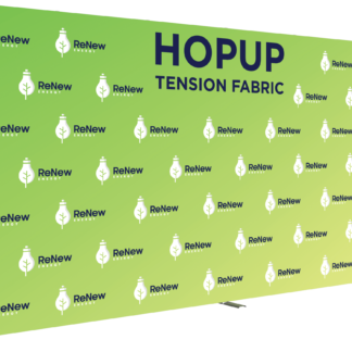Hopup 15ft Straight Full Height Tension Fabric Display