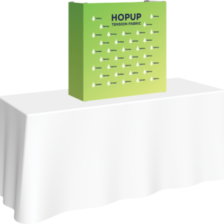 Hopup 2.5ft Straight Tabletop Tension Fabric Display