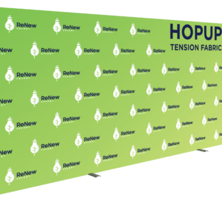 Hopup 30ft Straight Full Height Tension Fabric Display