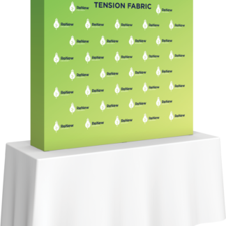 Hopup 5ft Straight Square Tabletop Tension Fabric Display