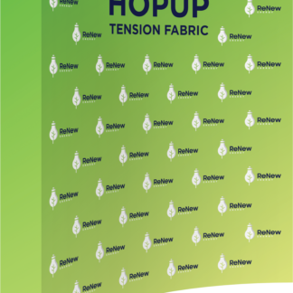 Hopup 7.5ft Curved Full Height Tension Fabric Display