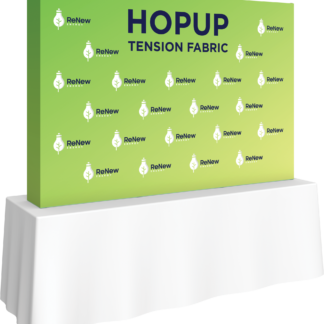 Hopup 7.5ft Straight Tabletop Tension Fabric Display