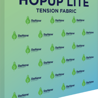 Hopup Lite 8ft Straight Full Height Tension Fabric Display