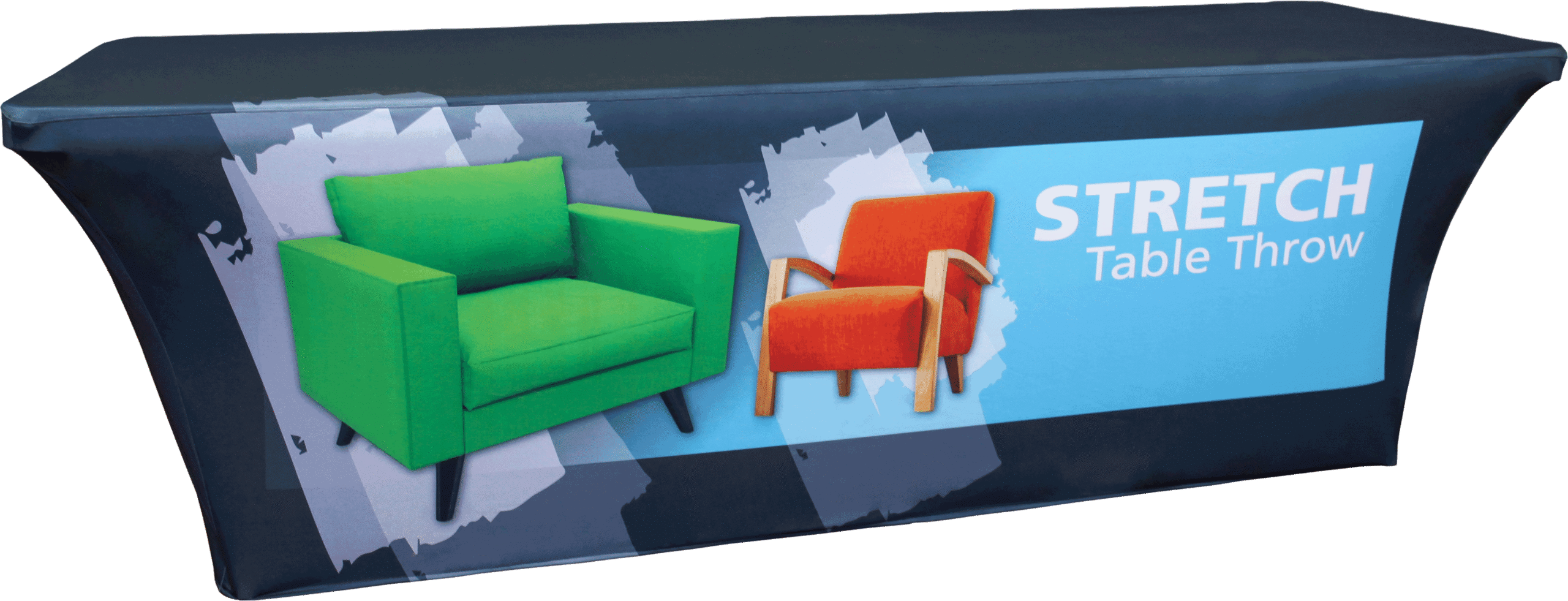 Stretch Dye Sub Table Throw