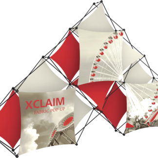 Xclaim 14ft 10 Quad Pyramid Fabric Popup Display Kit 02