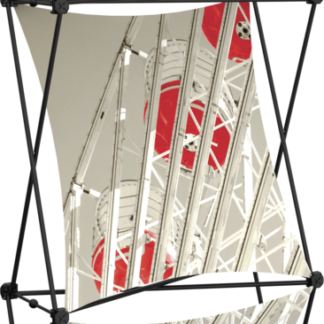 Xclaim 2.5ft Fabric Popup Display Kit 01