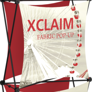 Xclaim 2.5ft Fabric Popup Display Kit 04