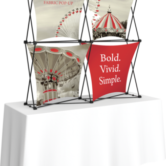 Xclaim 5ft Tabletop Fabric Popup Display Kit 04